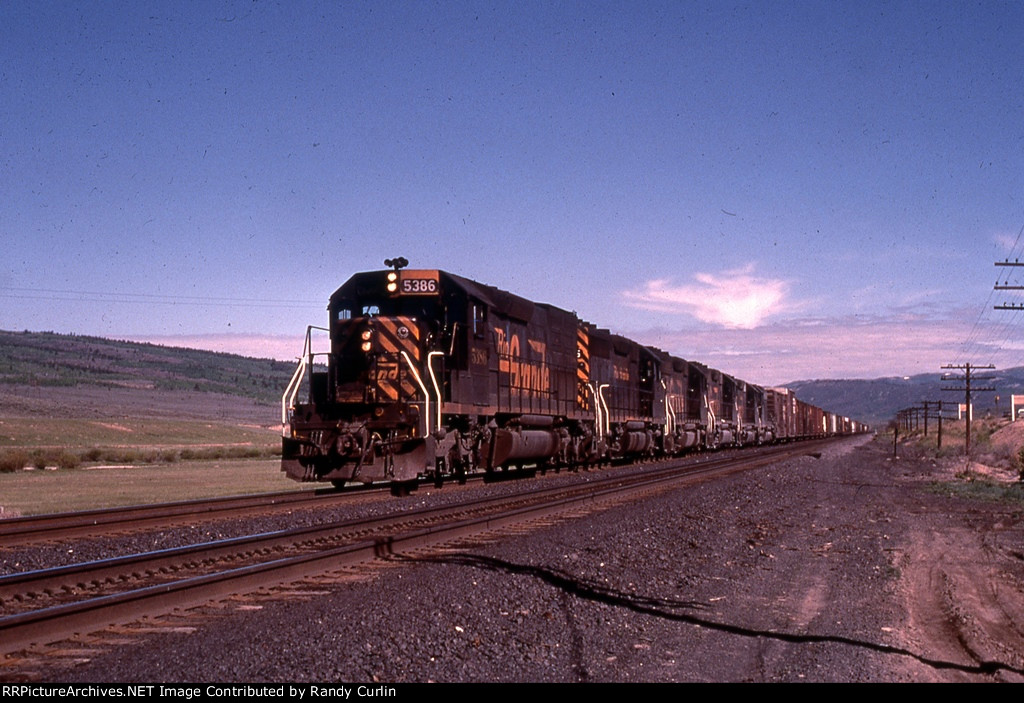 DRGW 5386 East near Colton